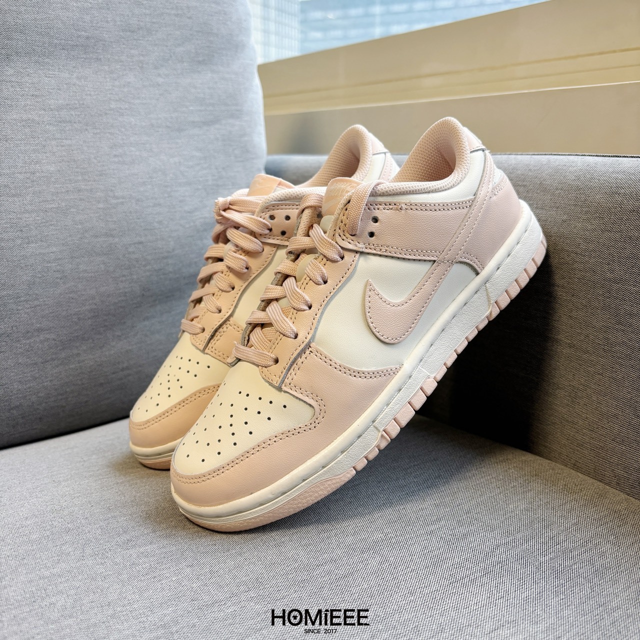 Nike Dunk Low Orange Pearl 白粉 女鞋 [DD1503-102]