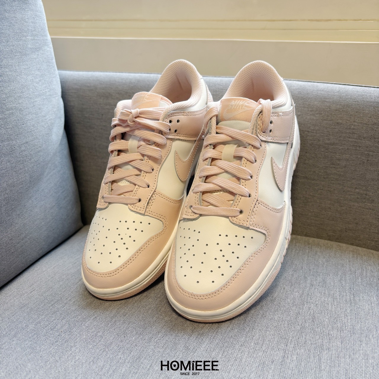 Nike Dunk Low Orange Pearl 白粉 女鞋 [DD1503-102]