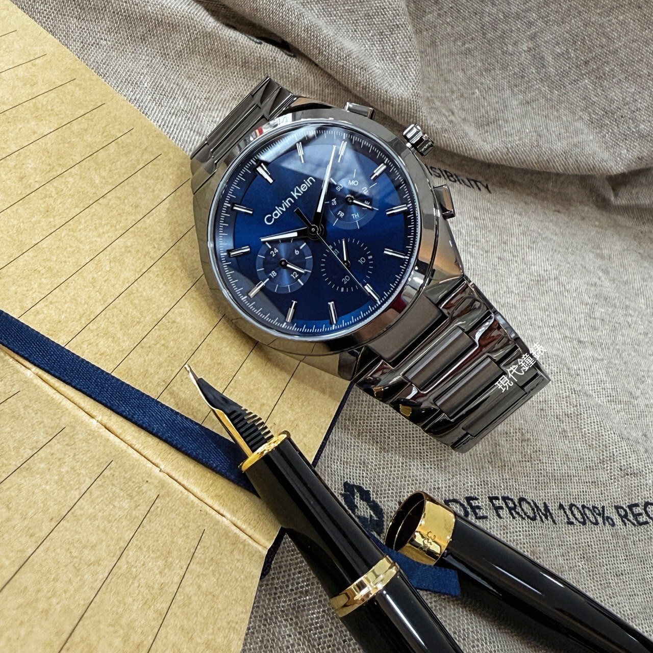 【CALVIN KLEIN】紳士風格商務腕錶 CK25200443 44mm 現代鐘錶