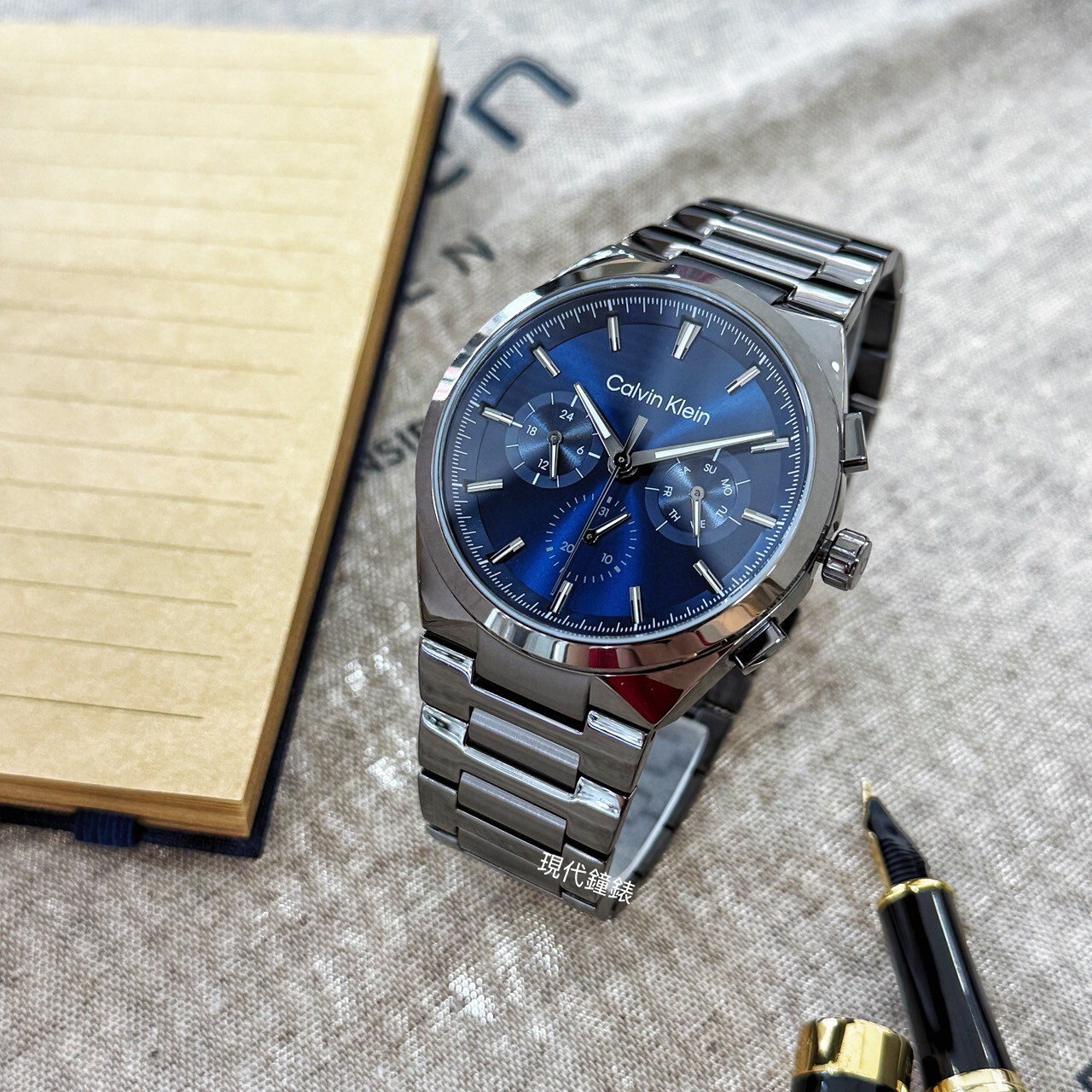 【CALVIN KLEIN】紳士風格商務腕錶 CK25200443 44mm 現代鐘錶