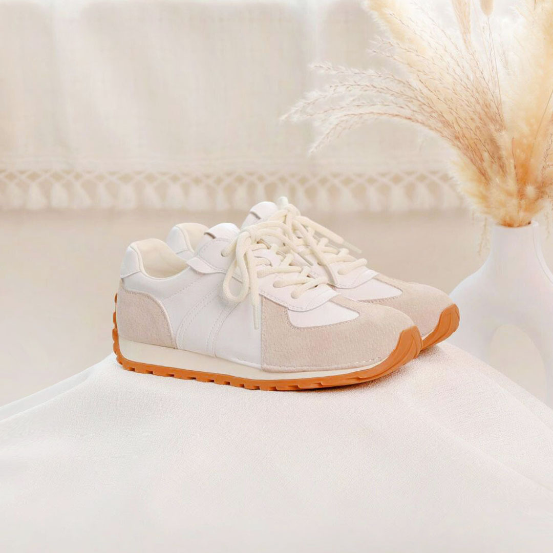 胖胖德訓鞋 象牙白