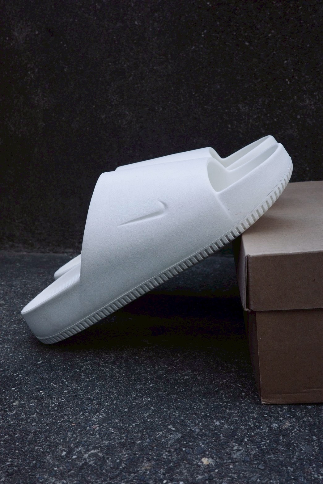 Nike Calm Slide W 拖鞋 奶油白 女DX4816-100