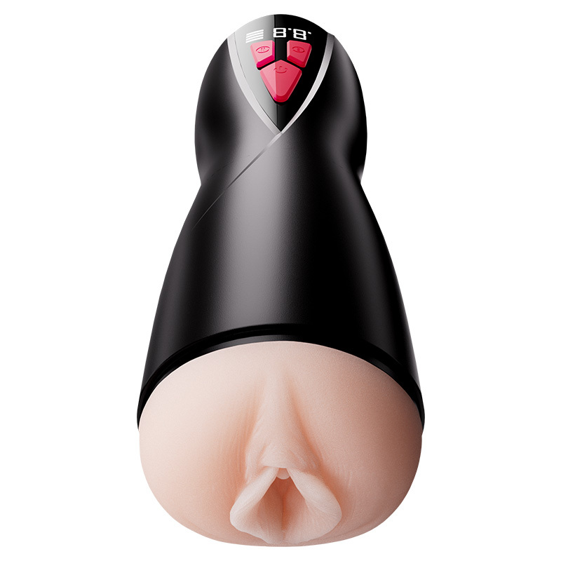 EROCOME - Virginis 吸吮震動型 電動飛機杯 - 黑色