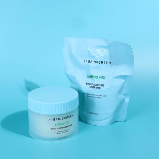 韓國 ｜BRINGGREEN 竹萃透明質酸保濕爽膚棉