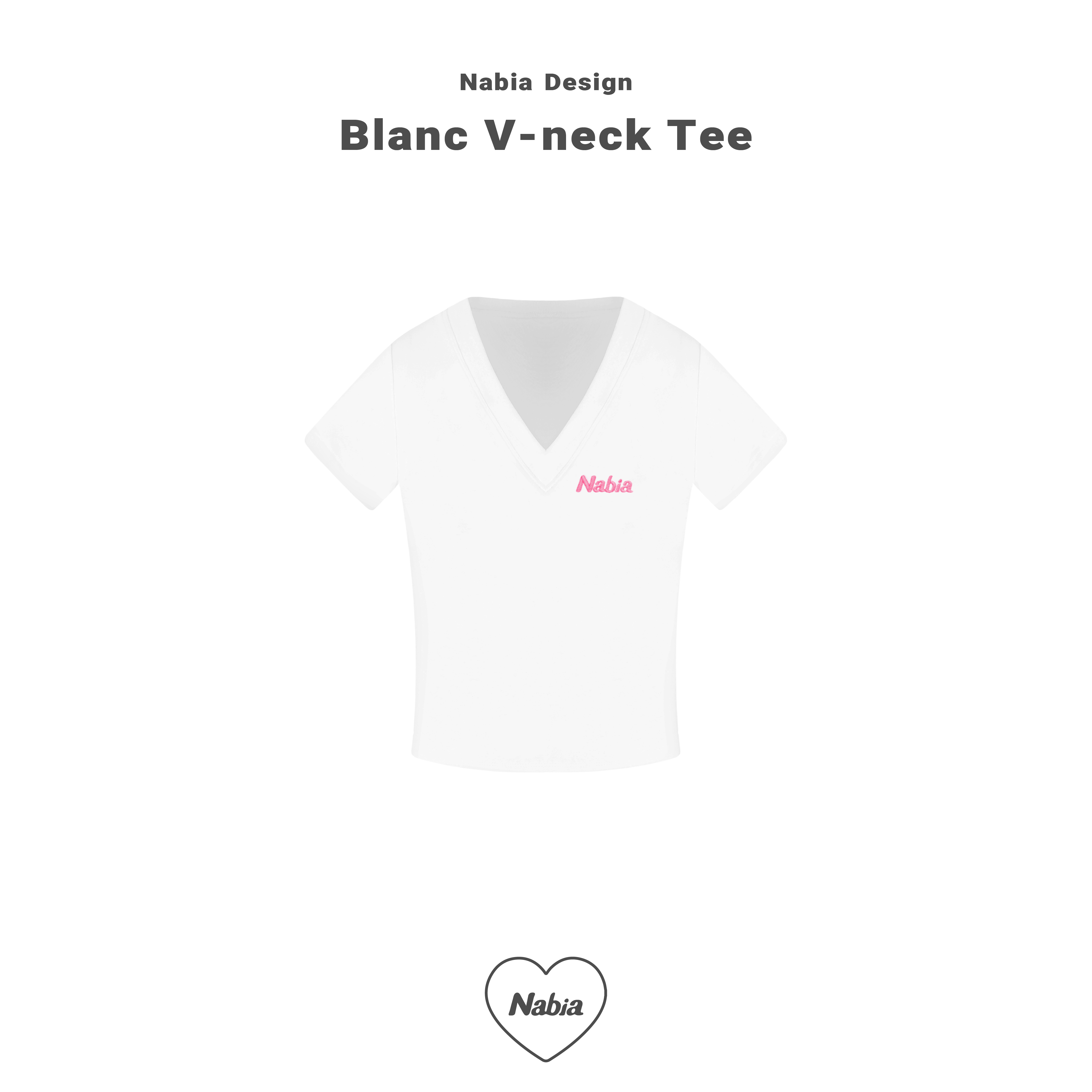 V領正肩修身上衣