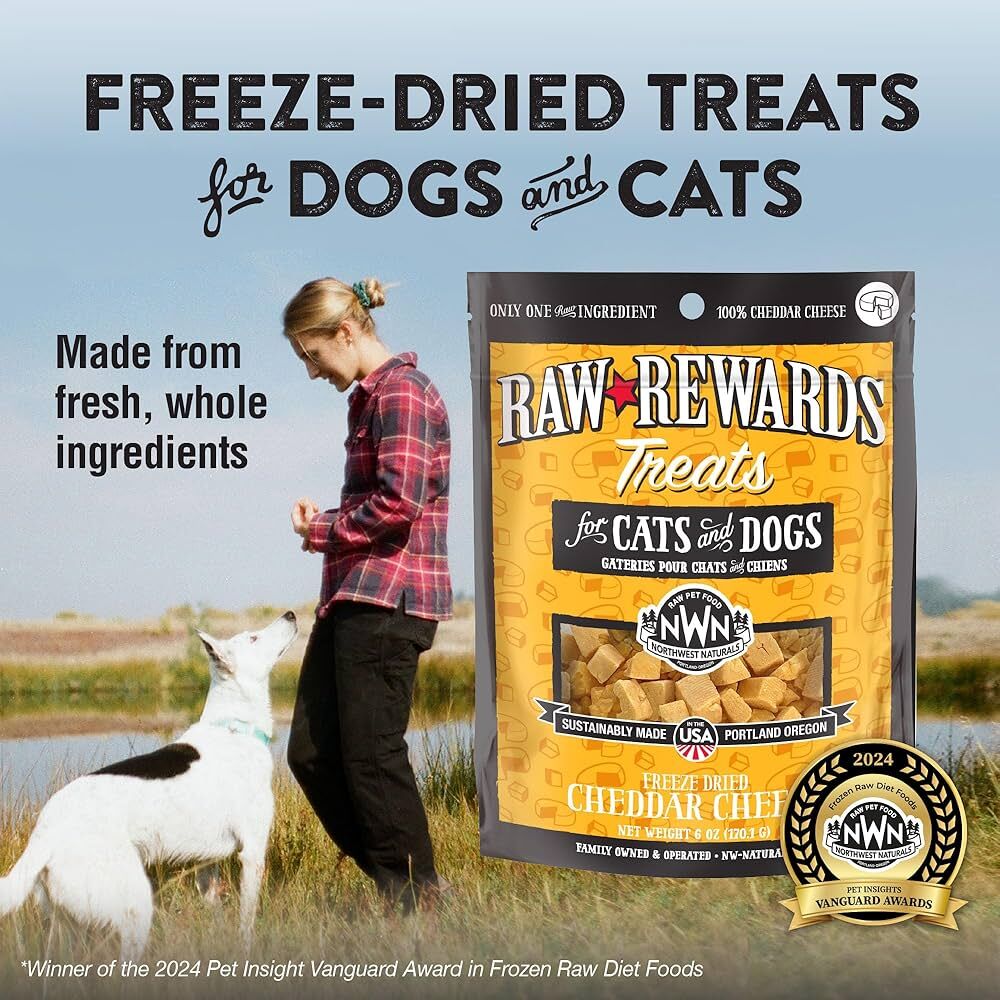 Northwest Naturals(NWN)  Freeze Dried Cheddar Cheese 170g(6oz) (cats and dogs)
