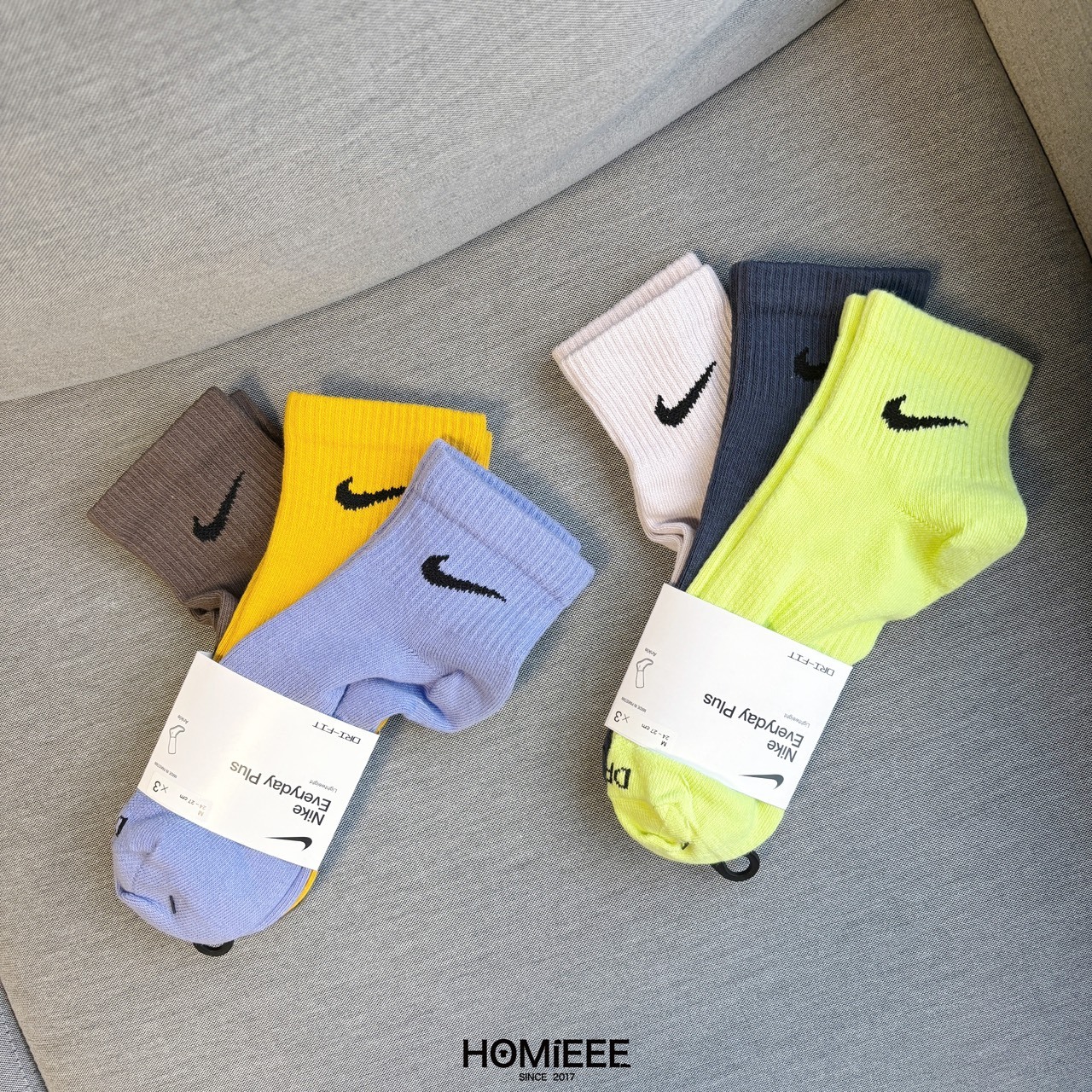 Nike Everyday Plus 中筒襪 襪子 勾勾  三雙一組 [SX6893]