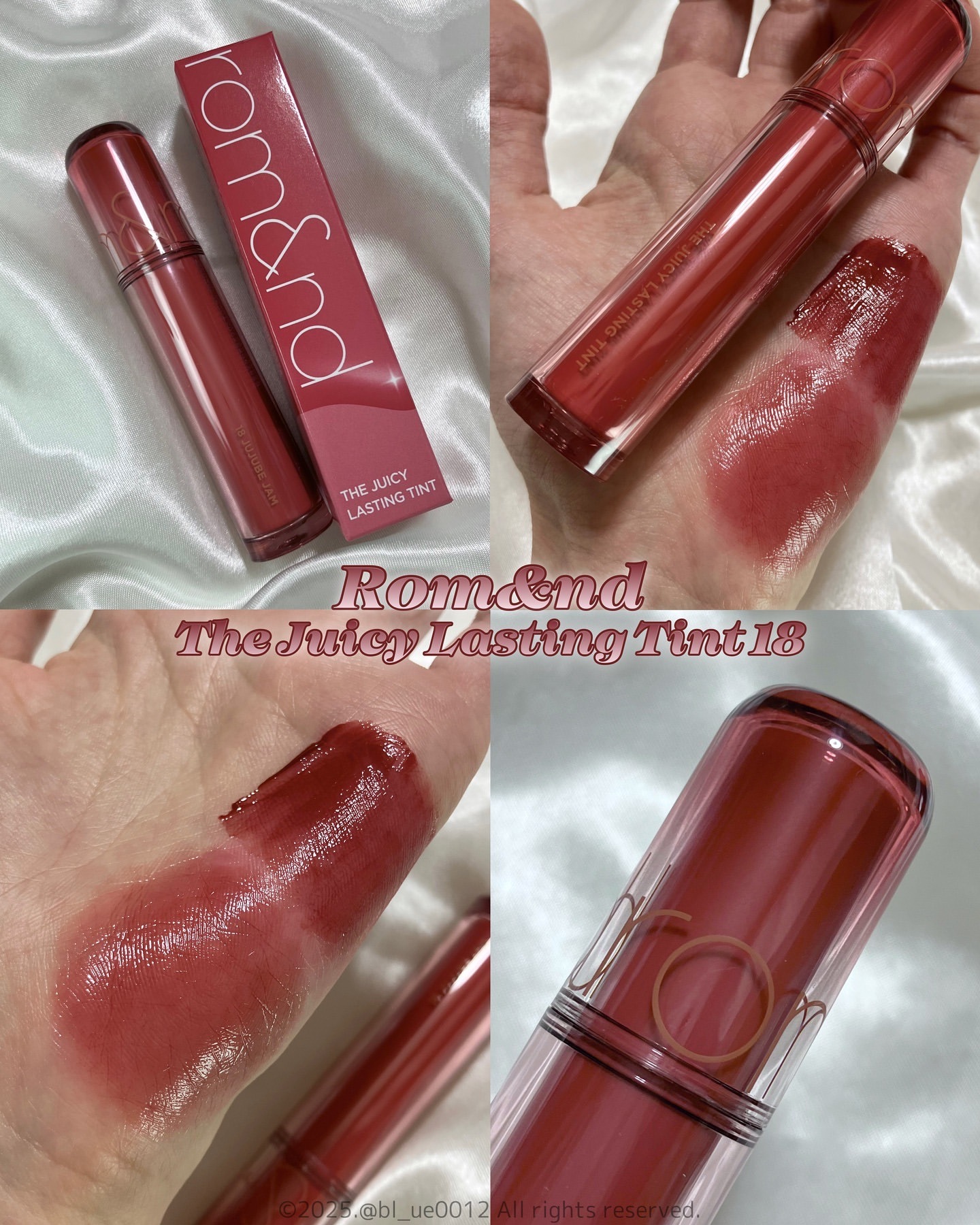 《日本限定現貨》🇯🇵 romand The Juicy Lasting Tint 18 JUJUBE JAM