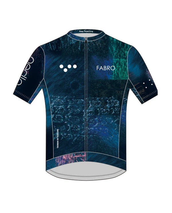 Pedla 男款短車衣 Taiwan Textures Classic SS Jersey /Dark Blue-Green 黑綠綠
