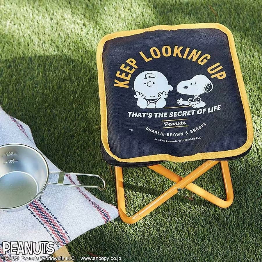 PEANUTS 史努比 筆袋式 外出摺疊座椅