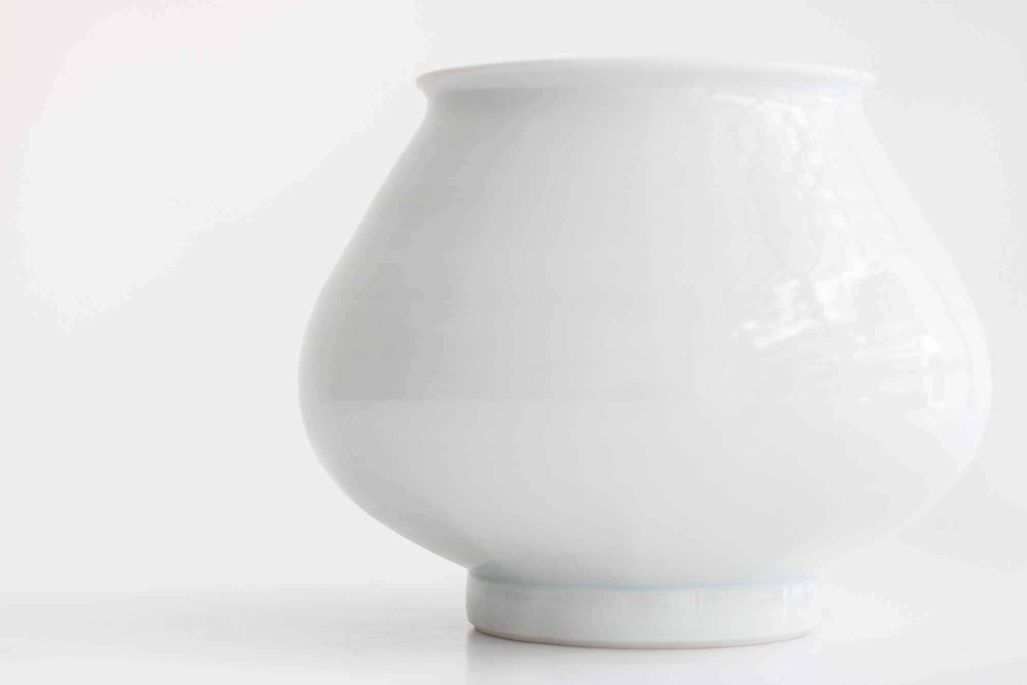 +g 水野克俊-白磁壺面取B