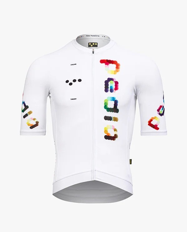 Pedla 男款車衣 Colour Theory Classic Jersey /Optice White 光感白