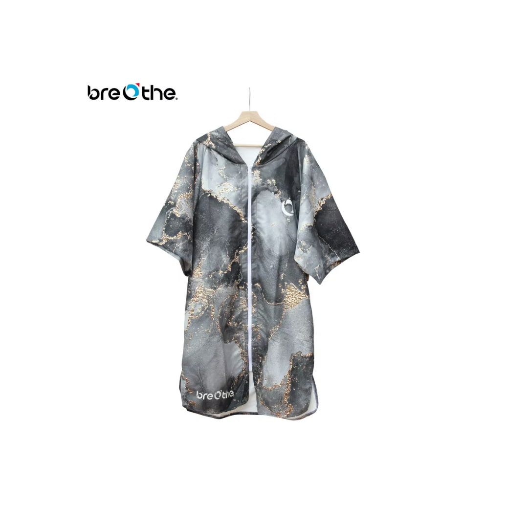 水呼吸breathe 拉鍊款-快乾毛巾衣 12-B-ZP