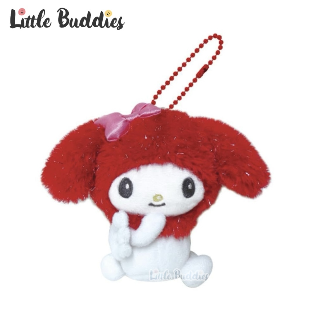 日本 Sanrio My Melody Kuromi 天使魔鬼系列 - 公仔匙扣