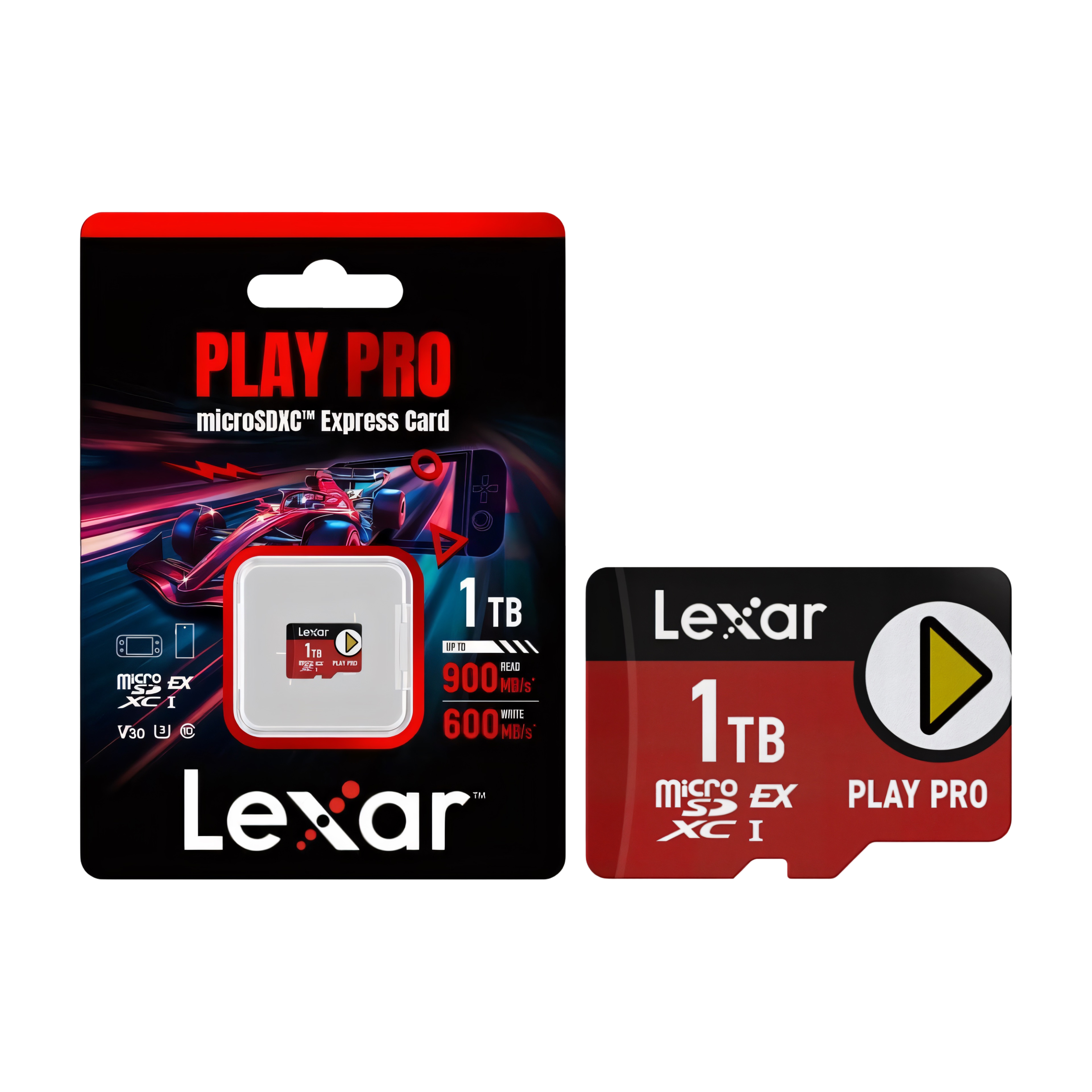 【原裝行貨】Lexar® PLAY PRO microSDXC™ Express Card 記憶卡 256GB / 512GB / 1TB