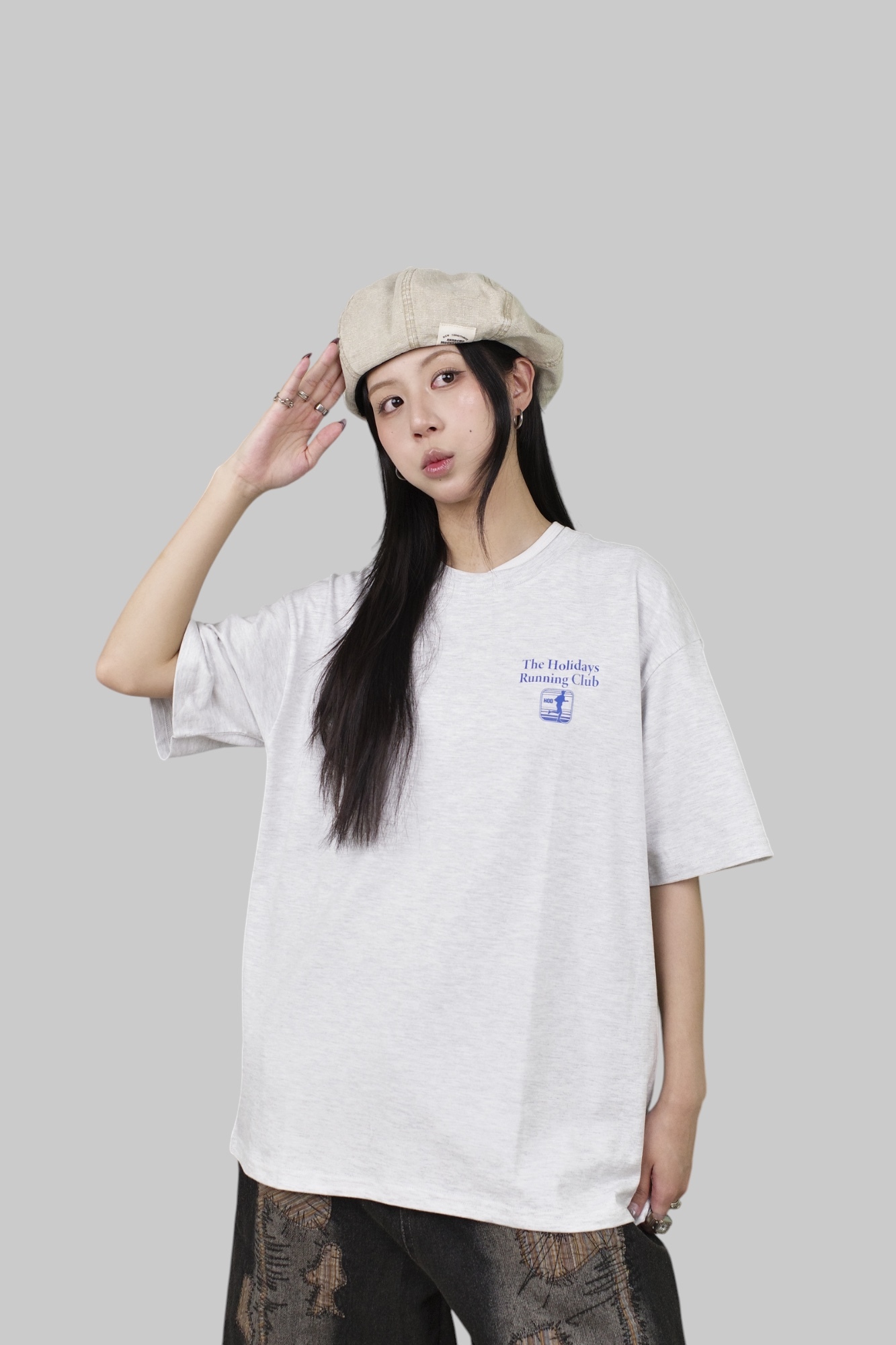 『Always_Good』假日慢跑俱樂部 印花 短T