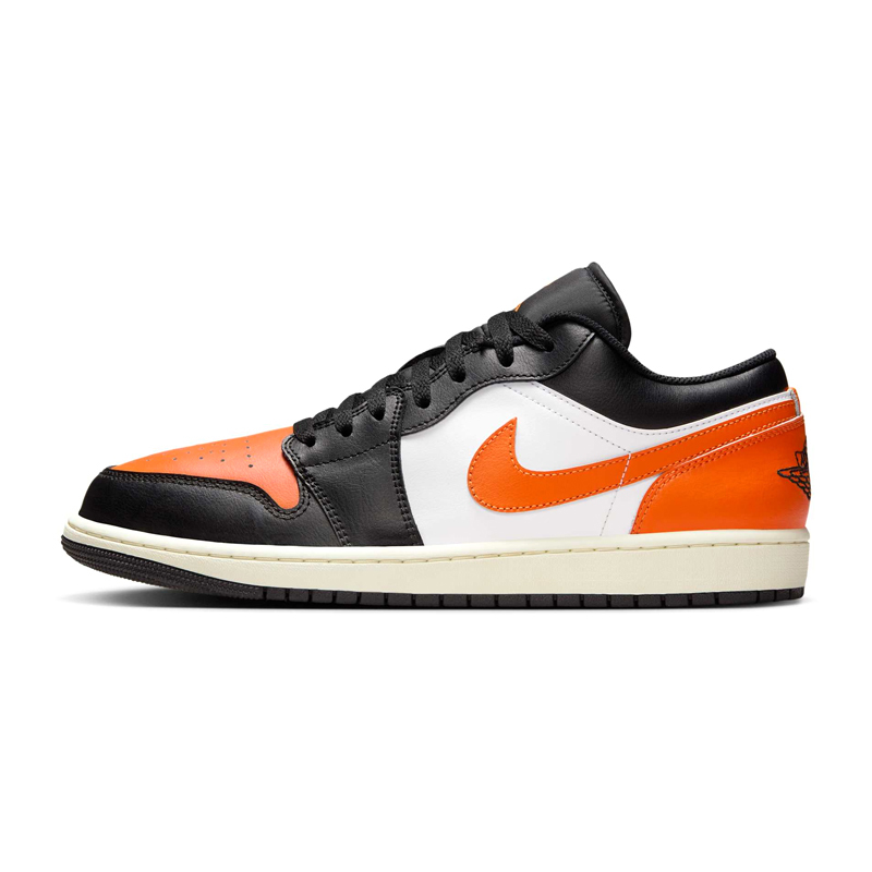 Air Jordan 1 Low "Shattered Backboard" 小扣碎 黑白橘 男鞋 553558-081 [台灣現貨]