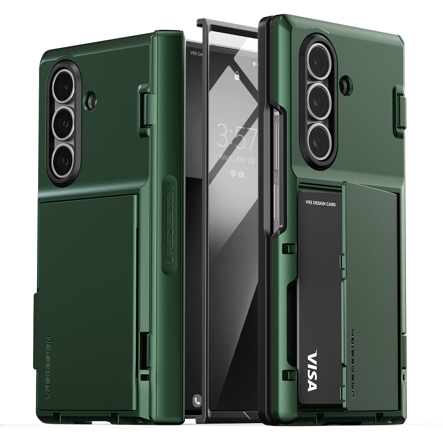 VRS Design - Terra Guard Modern GO Wallet - Galaxy Z Fold 7 Case 筆槽支架卡槽高度防撞鉸鏈保護手機殼