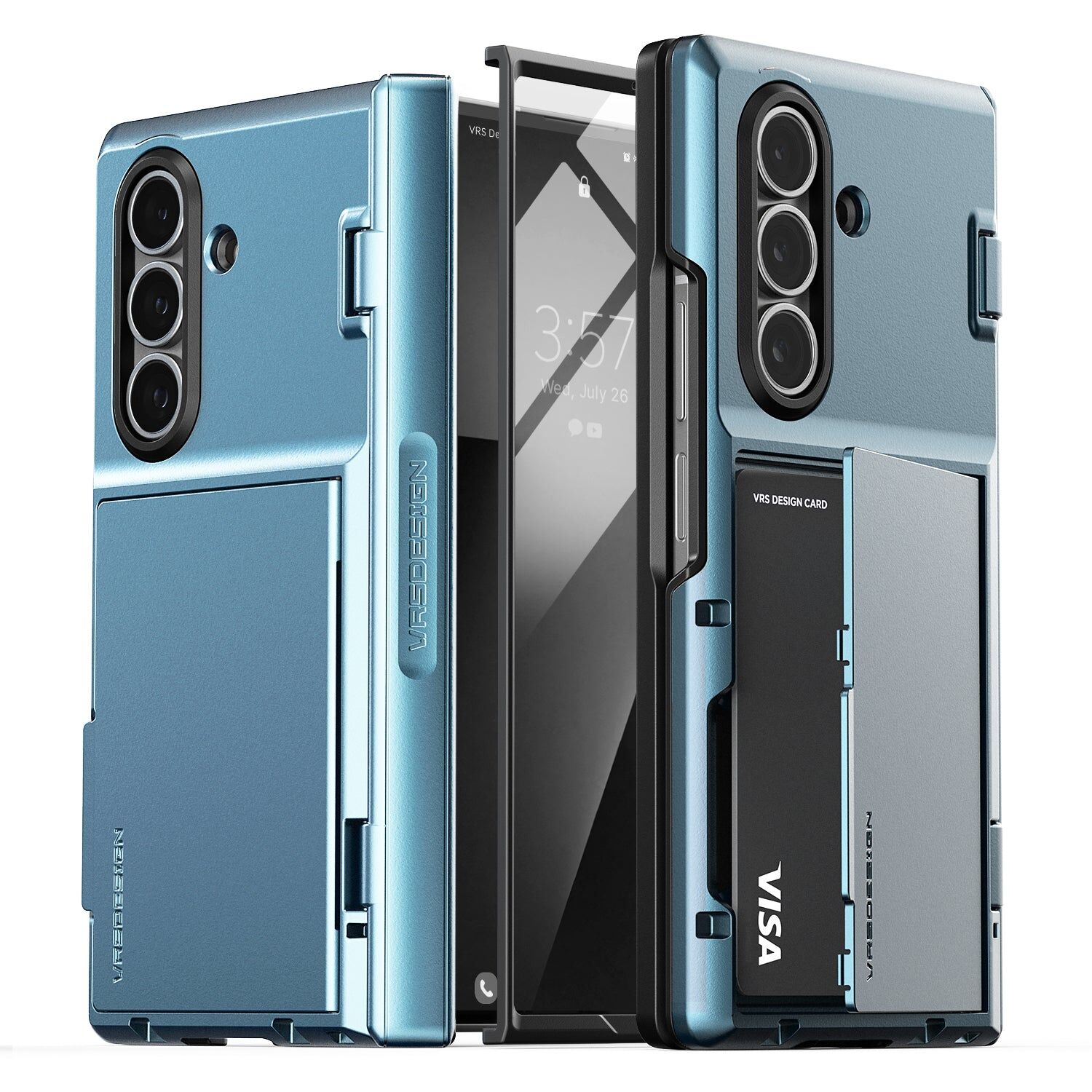 VRS Design - Terra Guard Modern GO Wallet - Galaxy Z Fold 7 Case 筆槽支架卡槽高度防撞鉸鏈保護手機殼