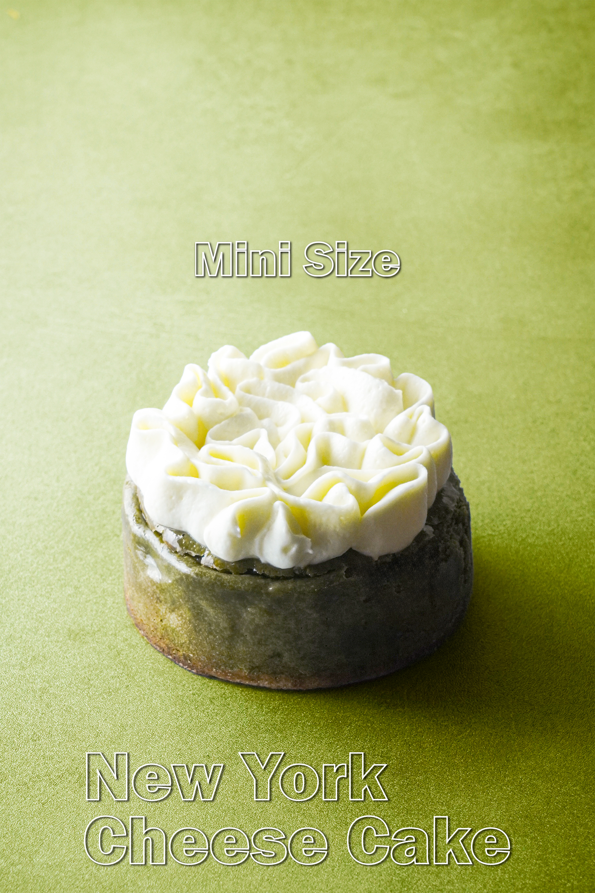 『 小件裝 』抹茶紐約芝士蛋糕 (7cm)