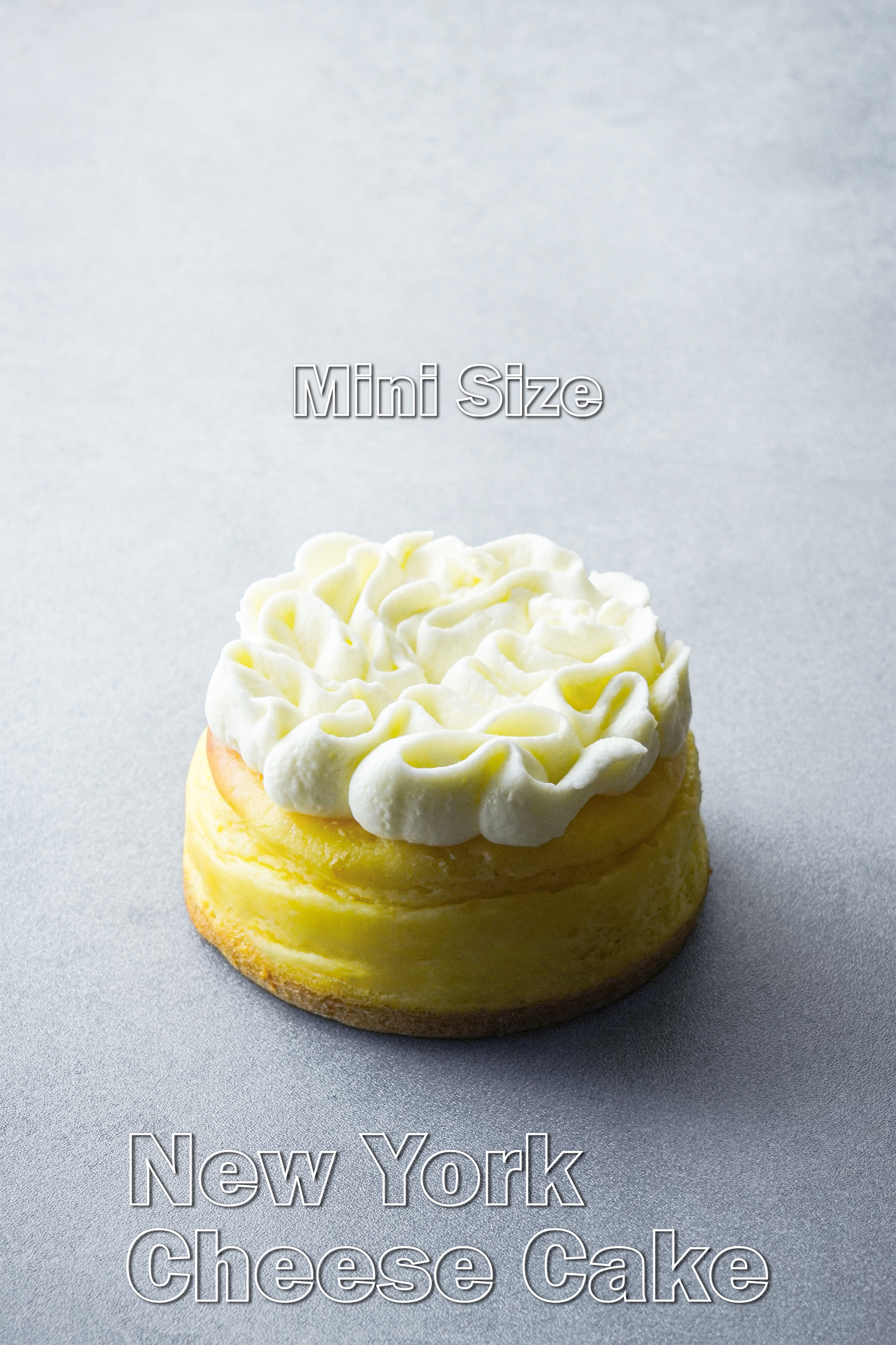 『 小件裝 』原味紐約芝士蛋糕 (7cm)