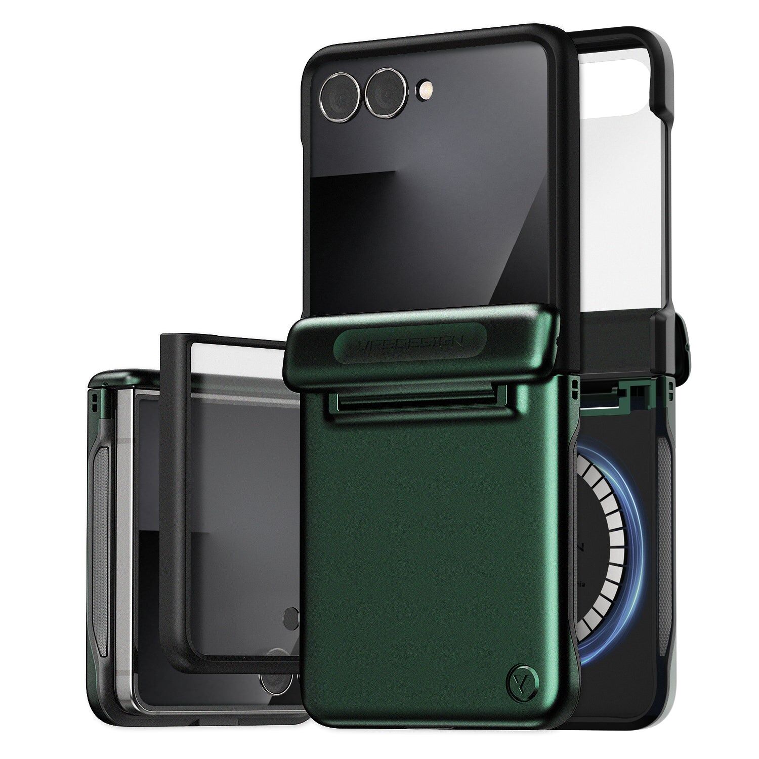 VRS Design - Terra Guard Modern - Galaxy Z Flip 7 Magsafe Case 磁吸充電高度防撞鉸鏈保護手機殼