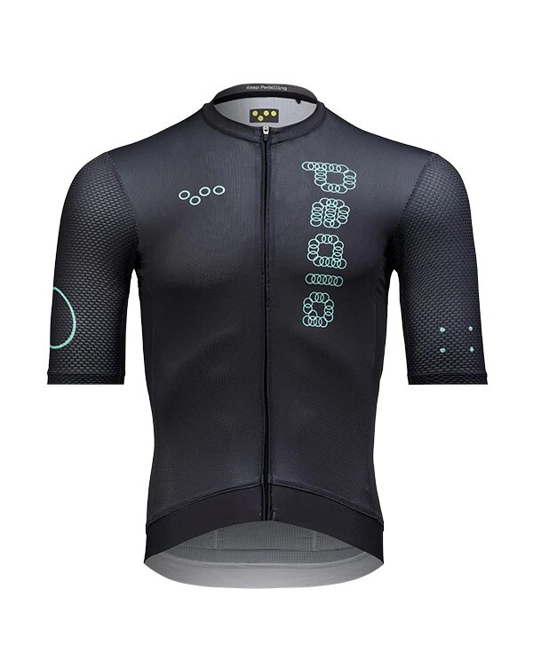 Pedla 男款車衣 Dots LunaAir Jersey /Stormy Grey 深灰