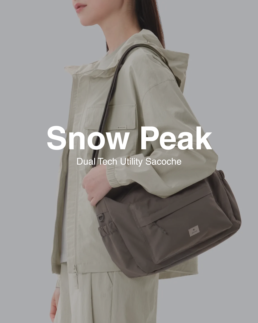 【預購】Snow Peak Cample Pocket Cross Bag 口袋側背包 S25ZUCCB19