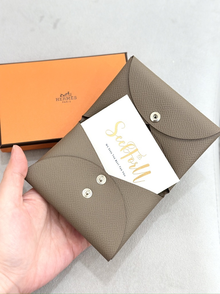 HERMES Calvi Duo Compact Card Holder