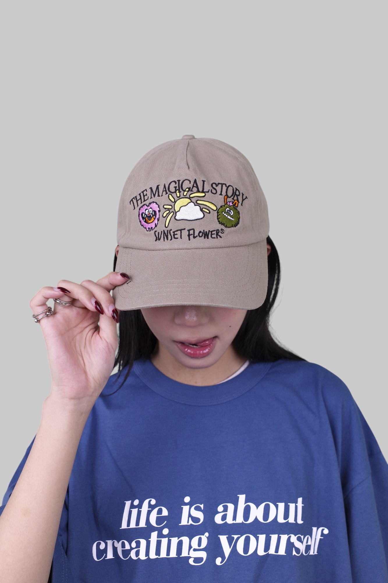 『Always_Good』小怪獸 刺繡 老帽