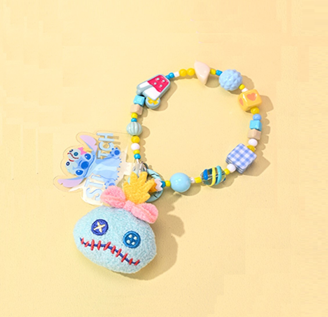 迪士尼史迪仔 | 防丟手機掛圈鎖匙扣 飾物|阿金