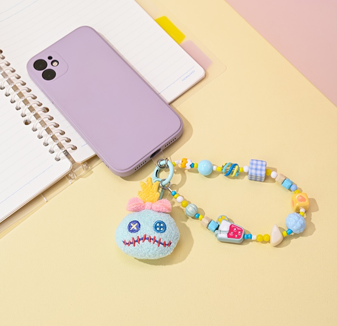 迪士尼史迪仔 | 防丟手機掛圈鎖匙扣 飾物|阿金