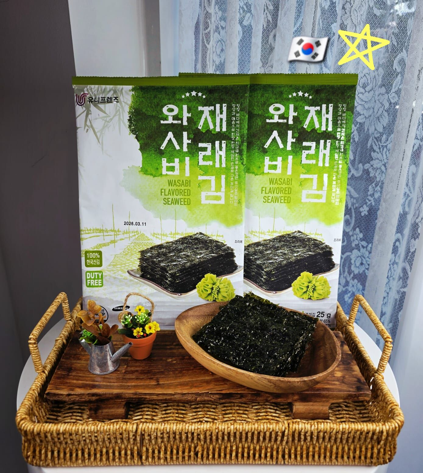 【直播】LL070901 100% 韓國高品質紫菜 25g (2包裝)