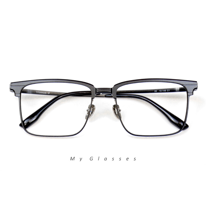 M001兩用磁吸鈦半框眼鏡