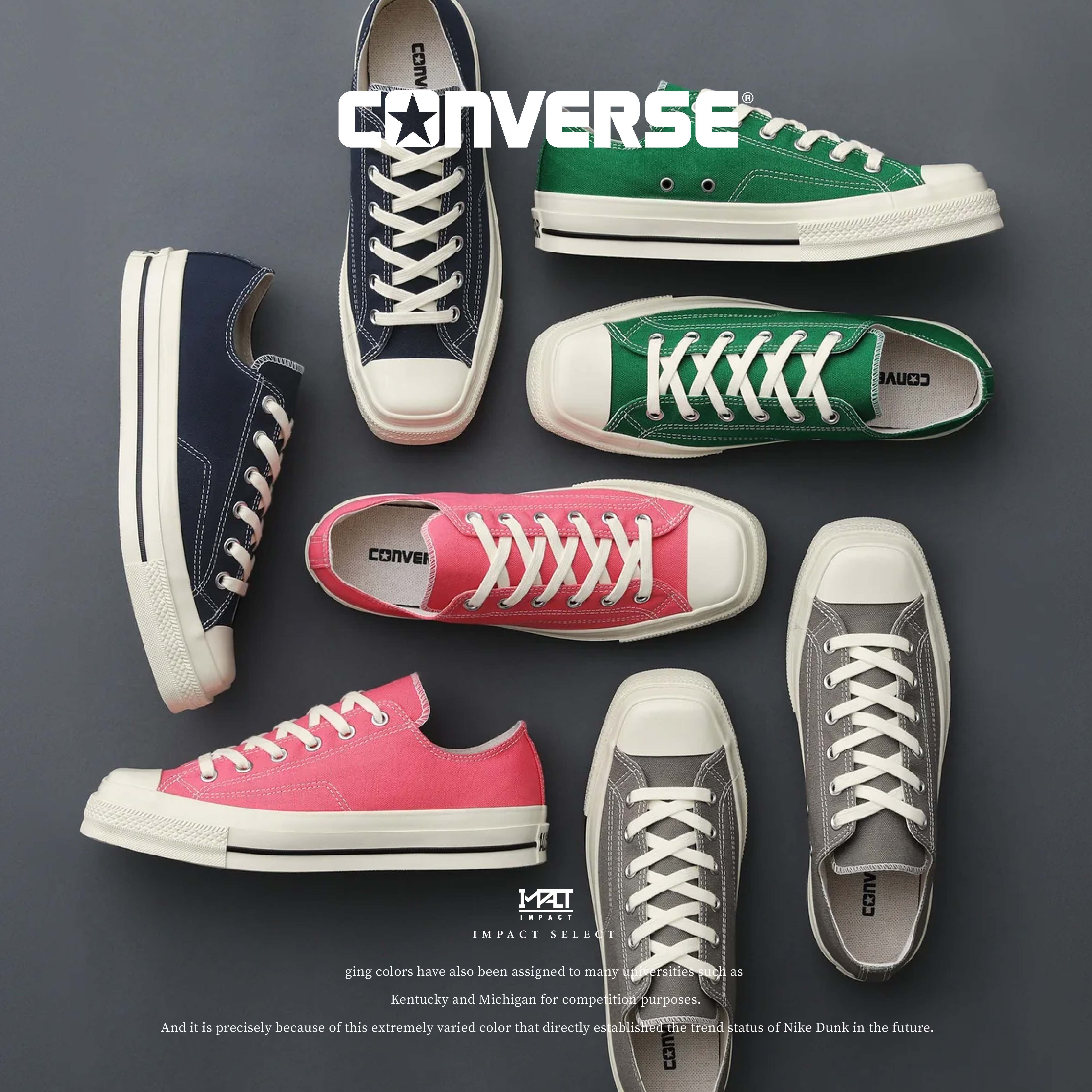 CONVERSE ALL STAR SQUARETOE OX 日本限定 方頭 低筒 帆布鞋 七色