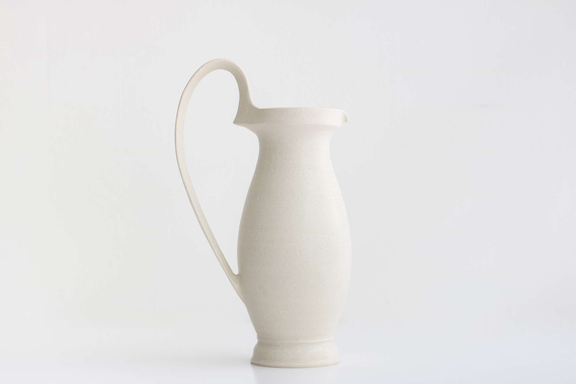 +g 竹口要-花器(水壺) 象牙色C