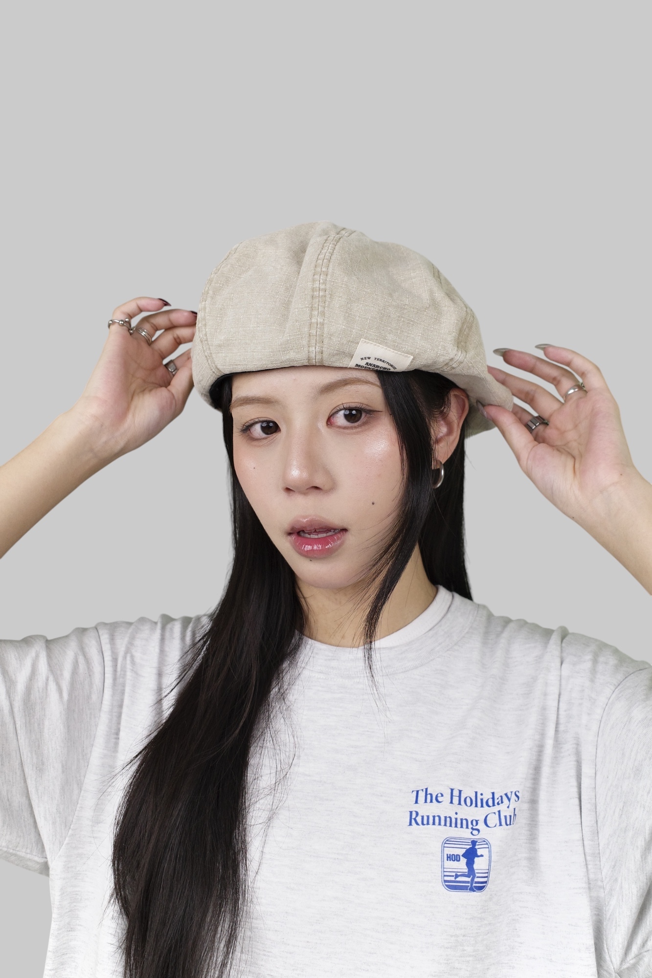 『Always_Good』復古 水洗 畫家帽