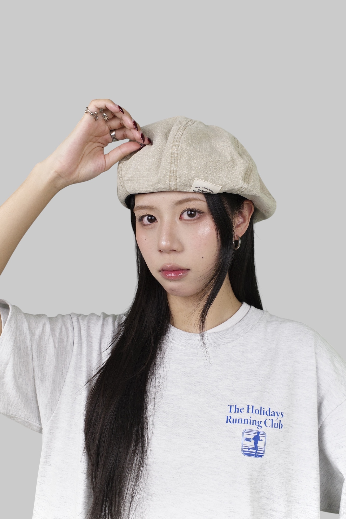 『Always_Good』復古 水洗 畫家帽