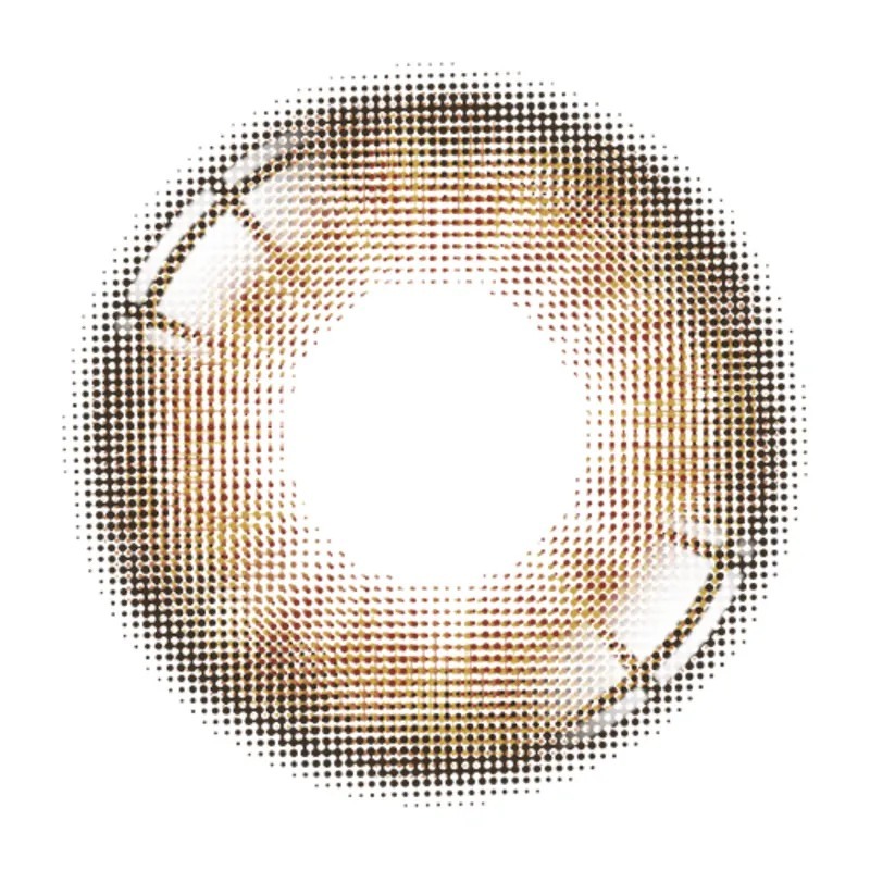 Hapa Kristin Bitter Sweet Kristin 1 Day Amber Brown｜日拋彩妝隱形眼鏡｜每盒10片