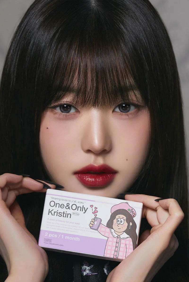 Hapa Kristin One&Only Kristin 1 Month Light Gray｜月拋彩妝隱形眼鏡｜每盒2片