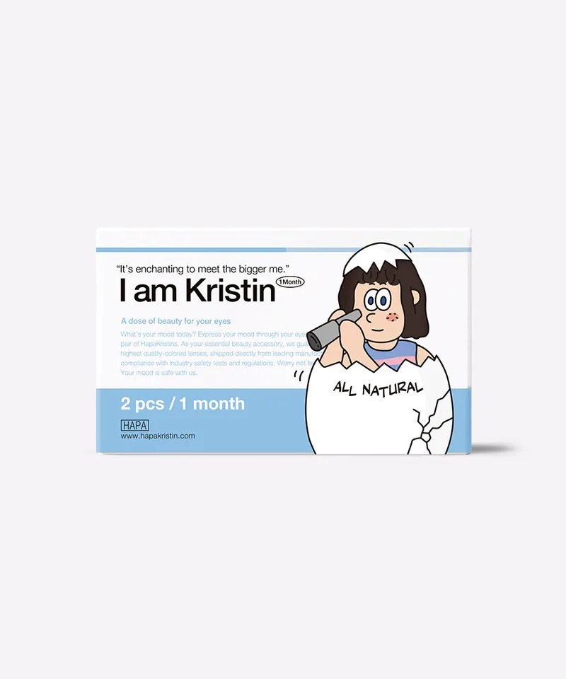 Hapa Kristin I am Kristin 1 Month Choco｜月拋彩妝隱形眼鏡｜每盒2片