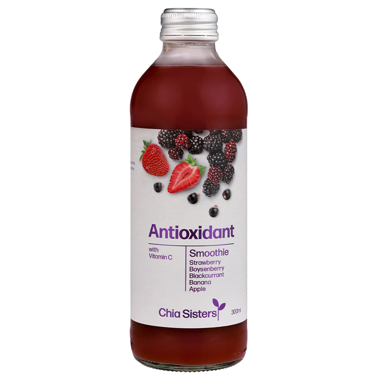 抗氧化果漿果汁士多啤梨+莓+黑加侖子+香蕉+蘋果 300 毫升