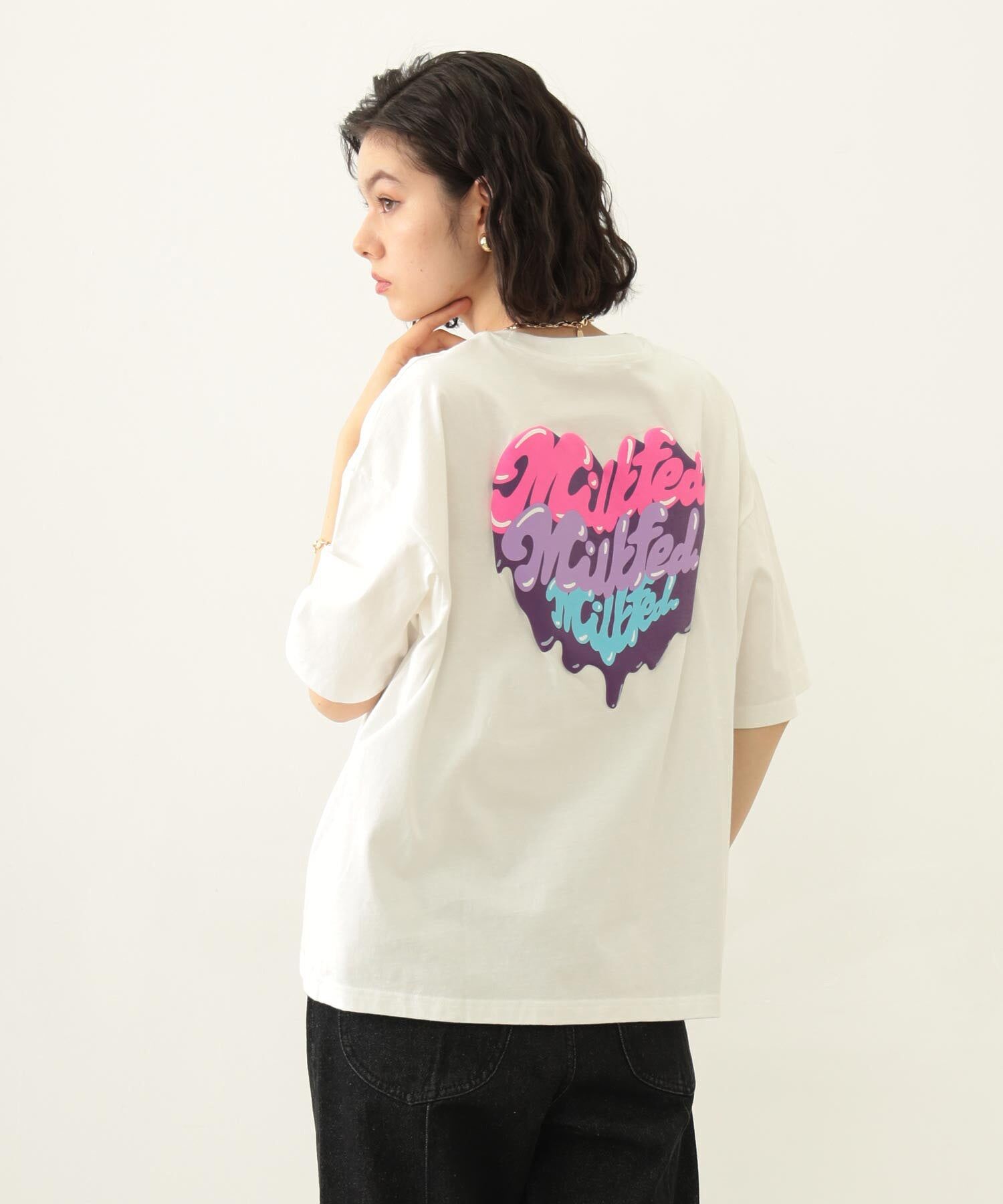 Milkfed MELTY PLUMP HEART S/S TEE