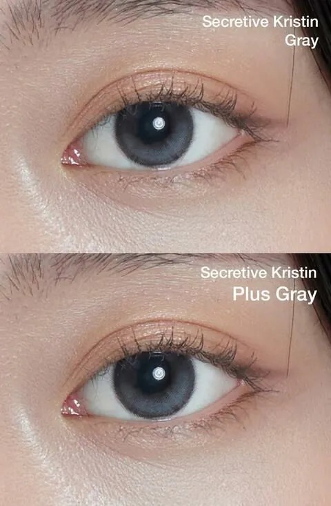Hapa Kristin Secretive Kristin 1 Month Gray｜月拋彩妝隱形眼鏡｜每盒2片