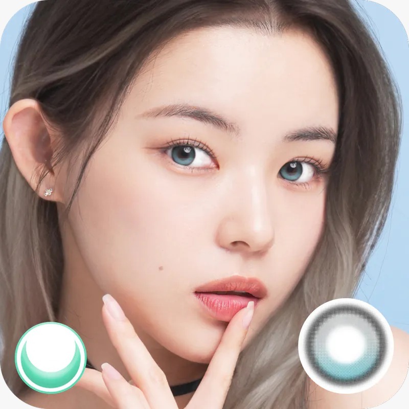 [小直徑][aespa Karina同款] Lenbling Small Pureble 1 Day Ocean Blue｜日拋彩妝隱形眼鏡｜每盒10片
