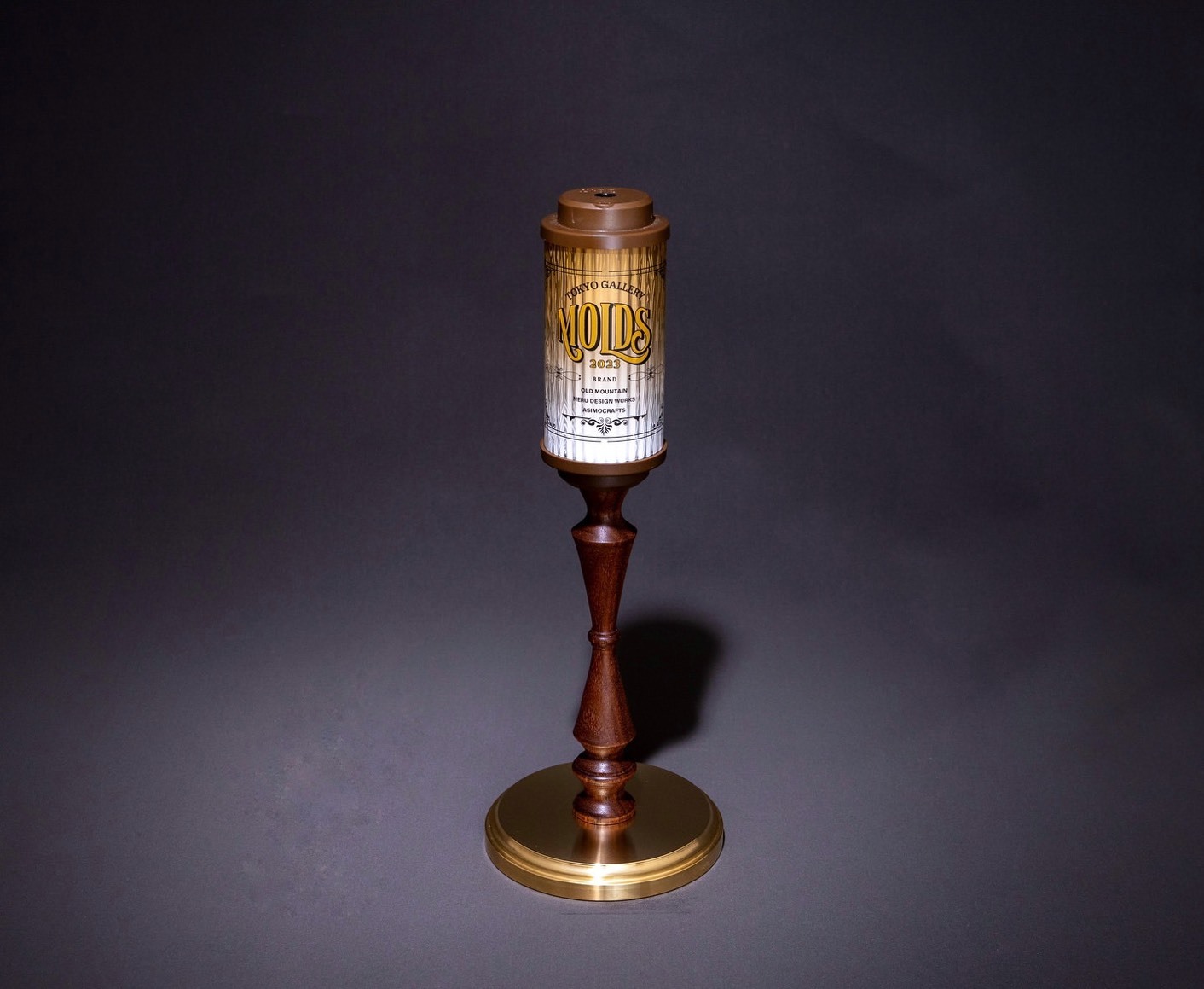 日本 OTEBO - BABEL 黃銅燈架