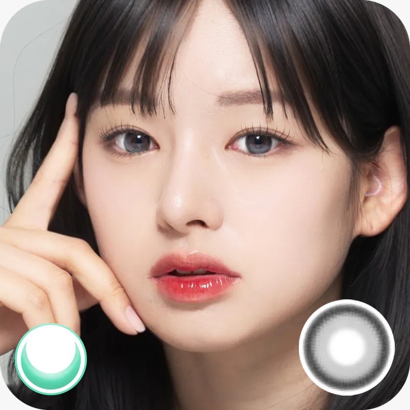 [大直徑] Lenbling Big Pureble 1 Day Ash Gray｜日拋彩妝隱形眼鏡｜每盒10片