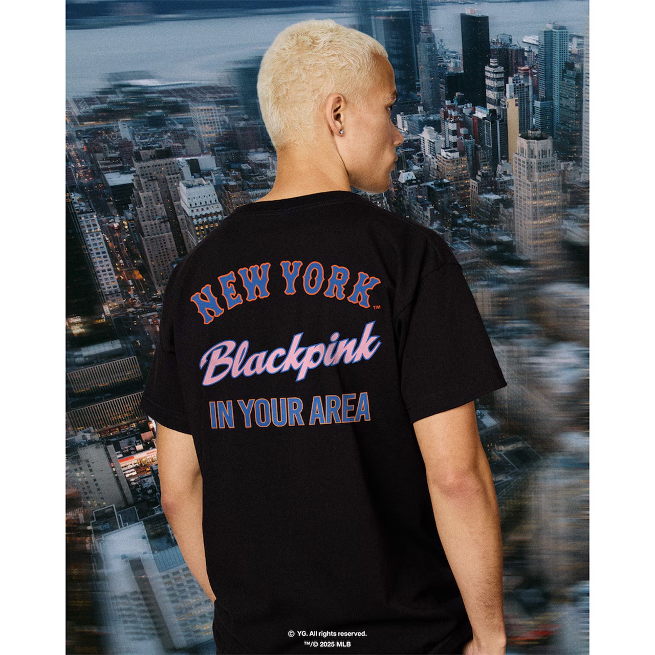 BLACKPINK NBAコラボ　Tシャツ Unisex Black Los Angeles Lakers BLACKPINK x NBA T-Shirt