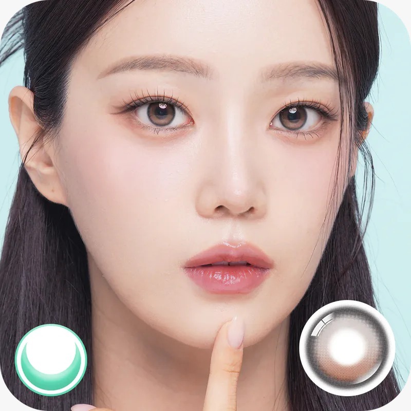 [13.4mm] Lenbling Pureble 1 Month Mocha Choco｜月拋彩妝隱形眼鏡｜每盒2片