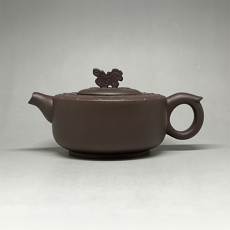 茶香自在】一九八零年代王玲妹製銅鼎紫砂壺一廠壺紫砂壺早期壺220C.C.